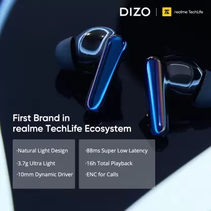 DIZO by realme Buds Z Bluetooth Headset(Earbuds)